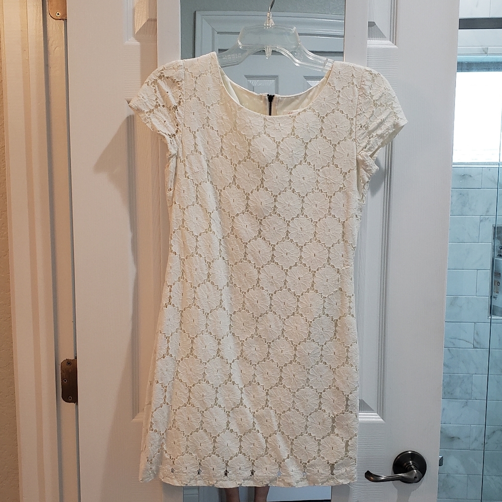 Xhilaration Cream Lace Dress Size XS